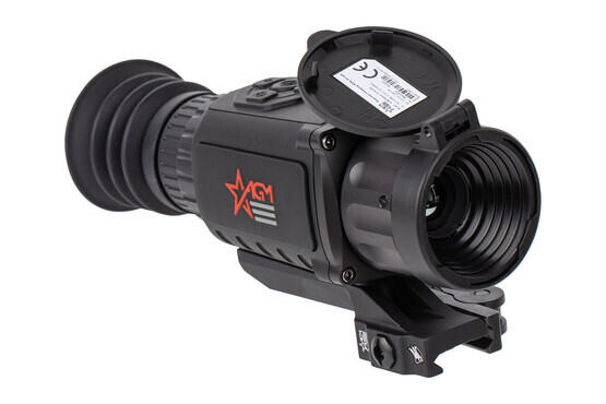 AGM Rattler TS19-256 2.5x-20x Thermal Imaging Rifle Scope - 256x192 resolution features lens covers